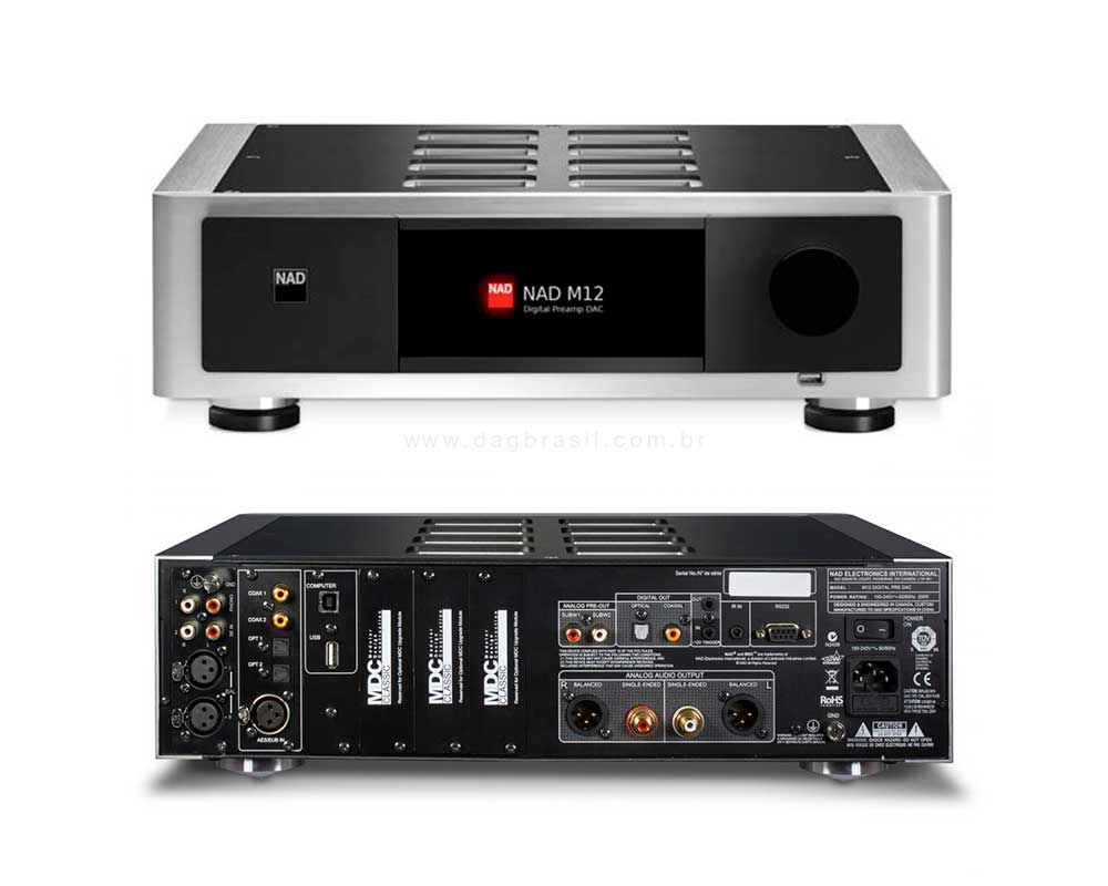 PRÉ-AMPLIFICADOR E DAC NAD M12 | Dag Brasil PRÉ-AMPLIFICADOR E DAC NAD M12 | Dag Brasil