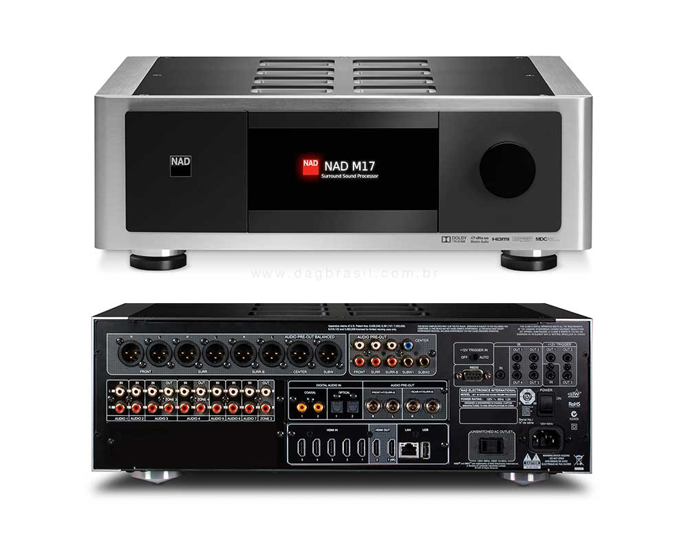 Pré-processador NAD M17v2 | Dag Brasil Pré-processador NAD M17v2 | Dag Brasil