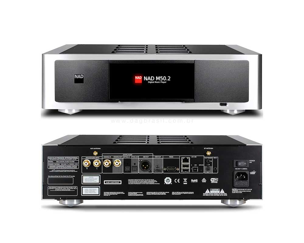 GERENCIADOR DIGITAL E CD TRANSPORT NAD M50.2 | Dag Brasil GERENCIADOR DIGITAL E CD TRANSPORT NAD M50.2 | Dag Brasil