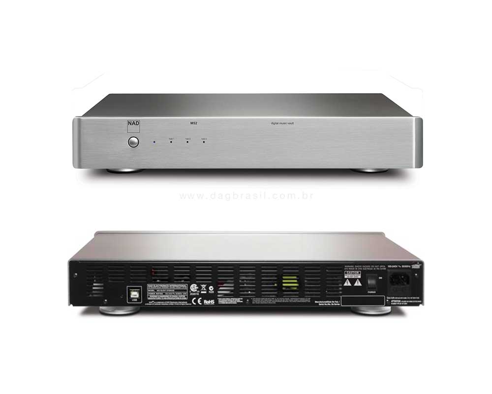 SERVIDOR DE MÚSICA NAD M52 | Dag Brasil SERVIDOR DE MÚSICA NAD M52 | Dag Brasil