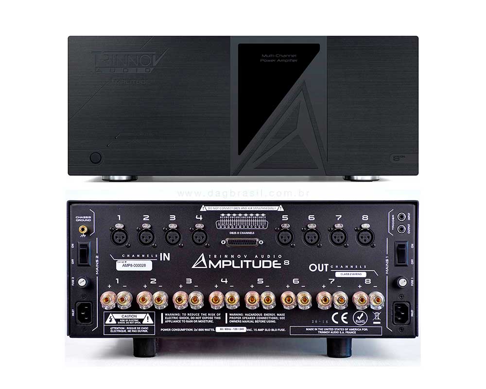 Amplificador Multicanal Trinnov Audio Amplitude 8 | Dag Brasil Amplificador Multicanal Trinnov Audio Amplitude 8 | Dag Brasil