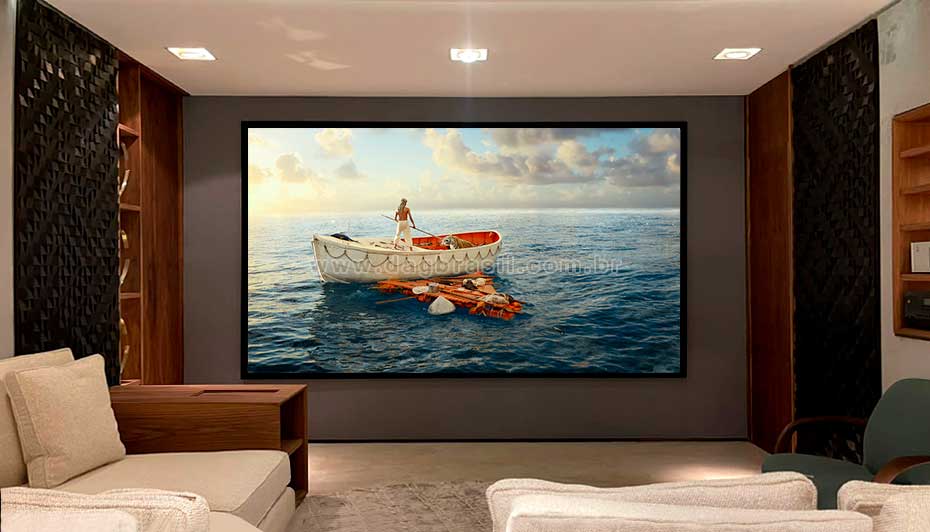 Sala de Home Cinema Longevidade showroom DAG Brasil, Bahia | DAG Brasil Sala de Home Cinema Longevidade showroom DAG Brasil, Bahia | DAG Brasil