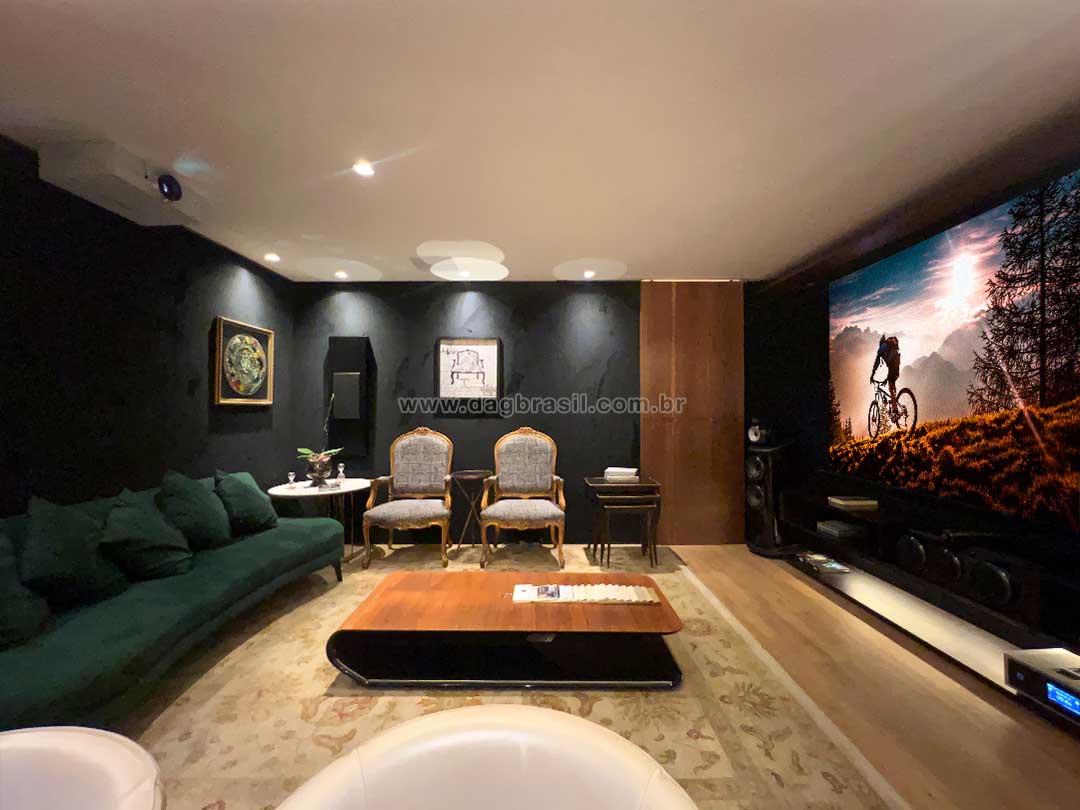 Salas de Home Cinema, Projetos de Home Theater e Automação Residencial DAG Brasil Salas de Home Cinema, Projetos de Home Theater e Automação Residencial DAG Brasil